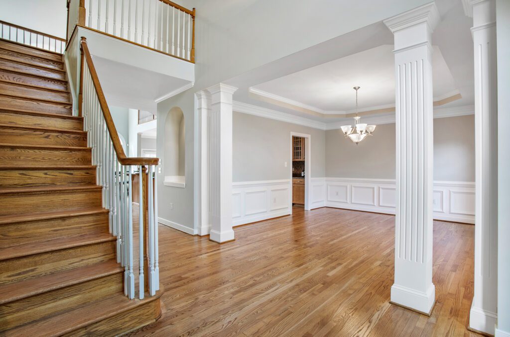 Freshly painted interior of home in Richmond, VA.