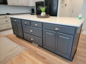 Freshly painted cabinets in a home in Richmond, VA