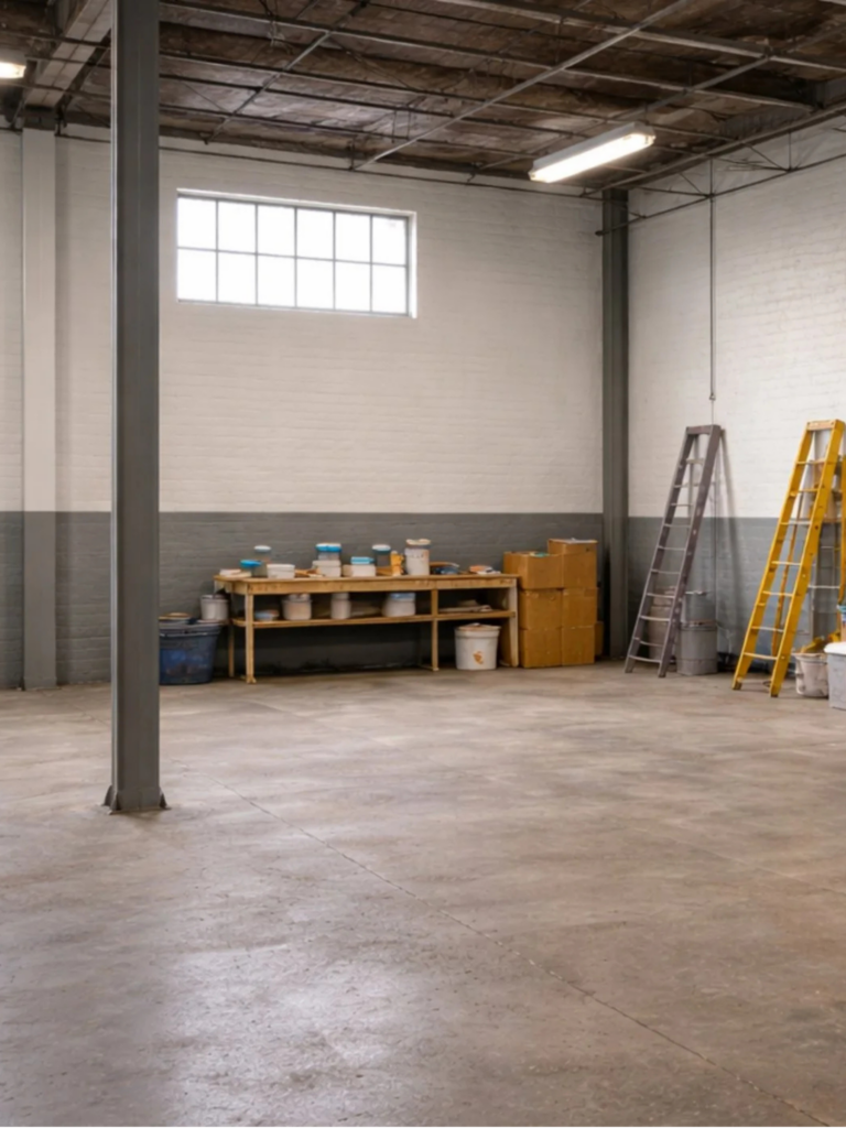 Freshly painted business in Richmond, VA