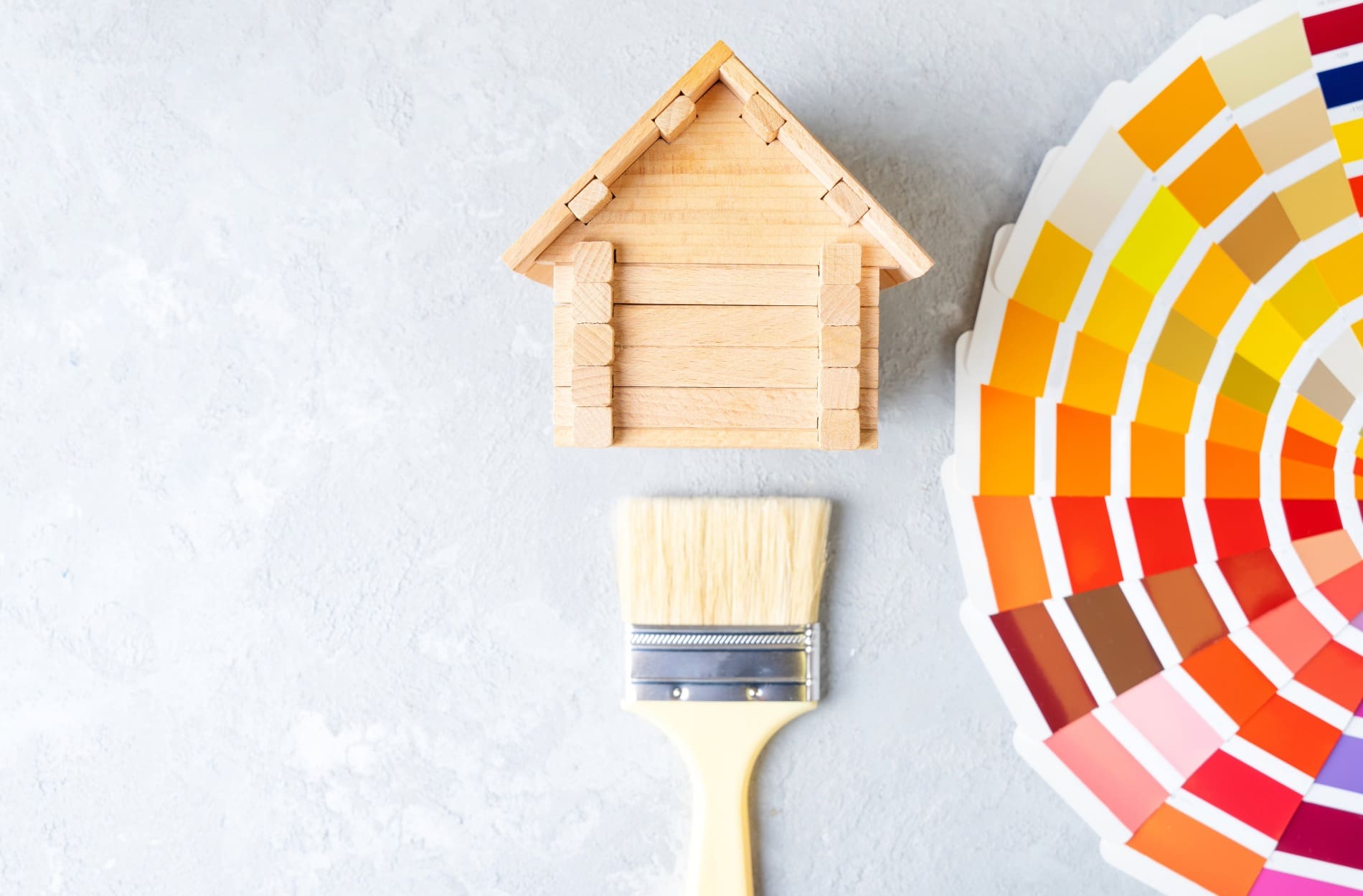 Paint colors with paint brush in Richmond, VA