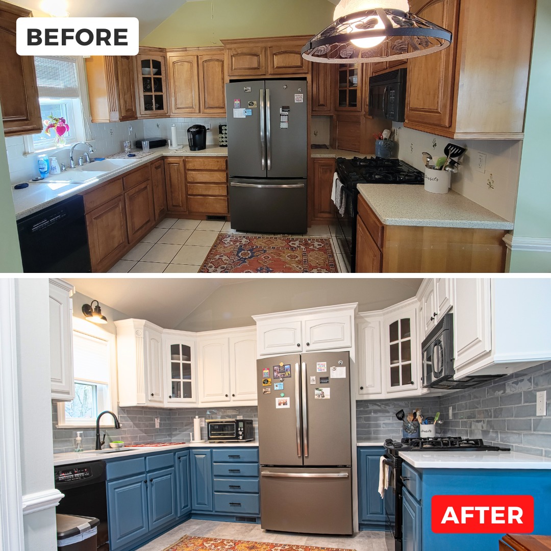 kitchen before and after