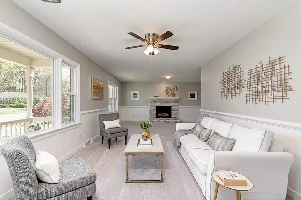 Freshly painted interior of home in Richmond, VA